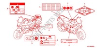 CAUTION LABEL (1) dla Honda CROSSRUNNER 800 2011