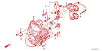 HEADLIGHT dla Honda CROSSRUNNER 800 2011