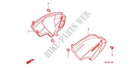 SIDE COVERS dla Honda CB 600 F HORNET BLANCHE 2012