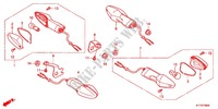 INDICATOR (2) dla Honda CBR 125 REPSOL 2012