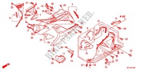 LOWER COWL (G.) dla Honda CBR 600 RR VERMELHO 2012