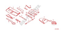 TOOLS   BATTERY BOX dla Honda CBR 600 RR VERMELHO 2012
