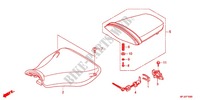 SINGLE SEAT (2) dla Honda CBR 600 RR ROUGE 2012