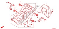 SINGLE SEAT (2) dla Honda GL 1800 GOLD WING ABS AIRBAG NAVI 2012