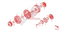 CLUTCH dla Honda INTEGRA 700 2012