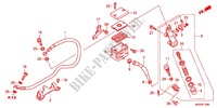 REAR BRAKE MASTER CYLINDER (NC700X) dla Honda NC 700 X 35KW 2012