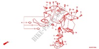 CENTER BODY COVER dla Honda NC 700 X ABS DCT 2012