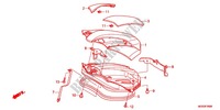 LUGGAGE BOX COVER dla Honda NC 700 X ABS DCT 2012