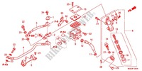 REAR BRAKE MASTER CYLINDER (NC700XA/XD) dla Honda NC 700 X ABS DCT 2012