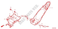 REAR FENDER dla Honda NC 700 X ABS DCT 2012