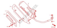 EXHAUST MUFFLER (2) dla Honda VISION 50 2012