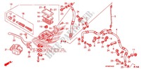 FRONT BRAKE MASTER CYLINDER dla Honda FOURTRAX 420 RANCHER 4X4 Manual Shift CAMO 2012