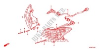 HEADLIGHT dla Honda FOURTRAX 420 RANCHER 4X4 Manual Shift CAMO 2012