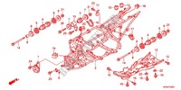FRAME dla Honda FOURTRAX 420 RANCHER 4X4 Manual Shift RED 2012