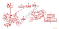 CAUTION LABEL (VT750C2B/C2S/CS/C/CA) dla Honda SHADOW VT 750 PHANTOM 2012