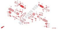 FOOTREST (VT750C2B/C2S/CS E,ED,3E,2ED/C/CA) dla Honda SHADOW VT 750 PHANTOM 2012