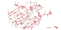 RIGHT CRANKCASE COVER dla Honda CB 1100 ABS 2011