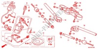 HANDLEBAR   TRIPLE CLAMP   STEERING STEM (CBR1000RRC/D/RAC/D) dla Honda CBR 1000 RR FIREBLADE TRICOLOR 2013