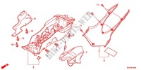REAR FENDER dla Honda CBR 1000 RR WHITE 2012