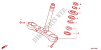 STEERING STEM dla Honda CBR 1000 RR FIREBLADE RED 2012