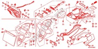 TAILLIGHT (2) dla Honda CBR 1000 RR FIREBLADE RED 2012