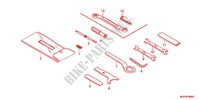TOOLS   BATTERY BOX dla Honda CBR 1000 RR FIREBLADE BLACK 2012