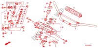 HANDLEBAR   TRIPLE CLAMP   STEERING STEM (CRF450X8,9,B,C,D) dla Honda CRF 450 X 2013