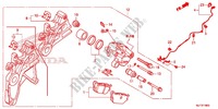REAR BRAKE CALIPER dla Honda CTX 700 ABS 2014