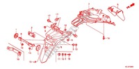REAR FENDER dla Honda VISION 110 2012