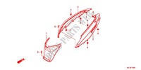 BODY COVER   LUGGAGE BOX   LUGGAGE CARRIER dla Honda DIO 110 2012