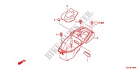 BODY COVER   LUGGAGE BOX   LUGGAGE CARRIER dla Honda SCR 110 2012