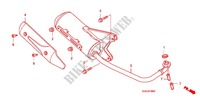 EXHAUST MUFFLER (2) dla Honda SCR 110 2012