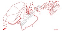 SINGLE SEAT (2) dla Honda SCR 110 2012