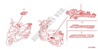 STICKERS dla Honda SCR 110 2012