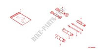 TOOLS   BATTERY BOX dla Honda SCR 110 2012