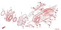 LEFT CRANKCASE COVER   ALTERNATOR (2) dla Honda SH 300 ABS 2013