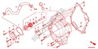 RIGHT CRANKCASE COVER   WATER PUMP dla Honda SH 300 ABS 2013