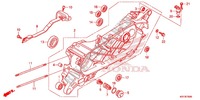 LEFT CRANKCASE dla Honda SH 150 ABS SPECIAL 2F 2013
