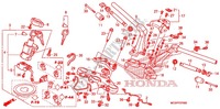 HANDLE PIPE/TOP BRIDGE (2) dla Honda ST 1300 ABS POLICE 2006