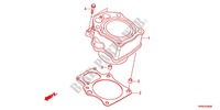 CYLINDER dla Honda FOURTRAX 420 RANCHER 4X4 Manual Shift CAMO 2011