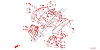 FRONT FENDER dla Honda FOURTRAX 420 RANCHER 4X4 Manual Shift CAMO 2011
