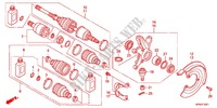 FRONT KNUCKLE (4WD) dla Honda FOURTRAX 420 RANCHER 4X4 Manual Shift CAMO 2011