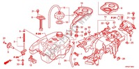 FUEL TANK dla Honda FOURTRAX 420 RANCHER 4X4 Manual Shift CAMO 2011