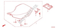 SINGLE SEAT (2) dla Honda FOURTRAX 420 RANCHER 4X4 Manual Shift CAMO 2011