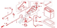 WIRE HARNESS/BATTERY dla Honda FOURTRAX 420 RANCHER 4X4 Manual Shift CAMO 2011