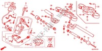 HANDLEBAR   TRIPLE CLAMP   STEERING STEM (CBR1000RRE/RAE/CBR1000S/SA) dla Honda CBR 1000 RR FIREBLADE ABS BRANCO 2014