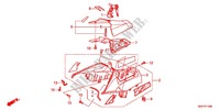 LEG SHIELD dla Honda VISION 50 R HRC TRICOLOR 2014
