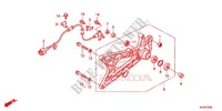 SWINGARM   CHAIN CASE dla Honda SH 125 ABS D SPORTY 2014
