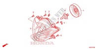 HEADLIGHT dla Honda SH 150 SPORTY STANDARD 2014