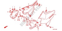 SIDE COVERS dla Honda CB 1300 ABS, TETE DE FOURCHE 2012
